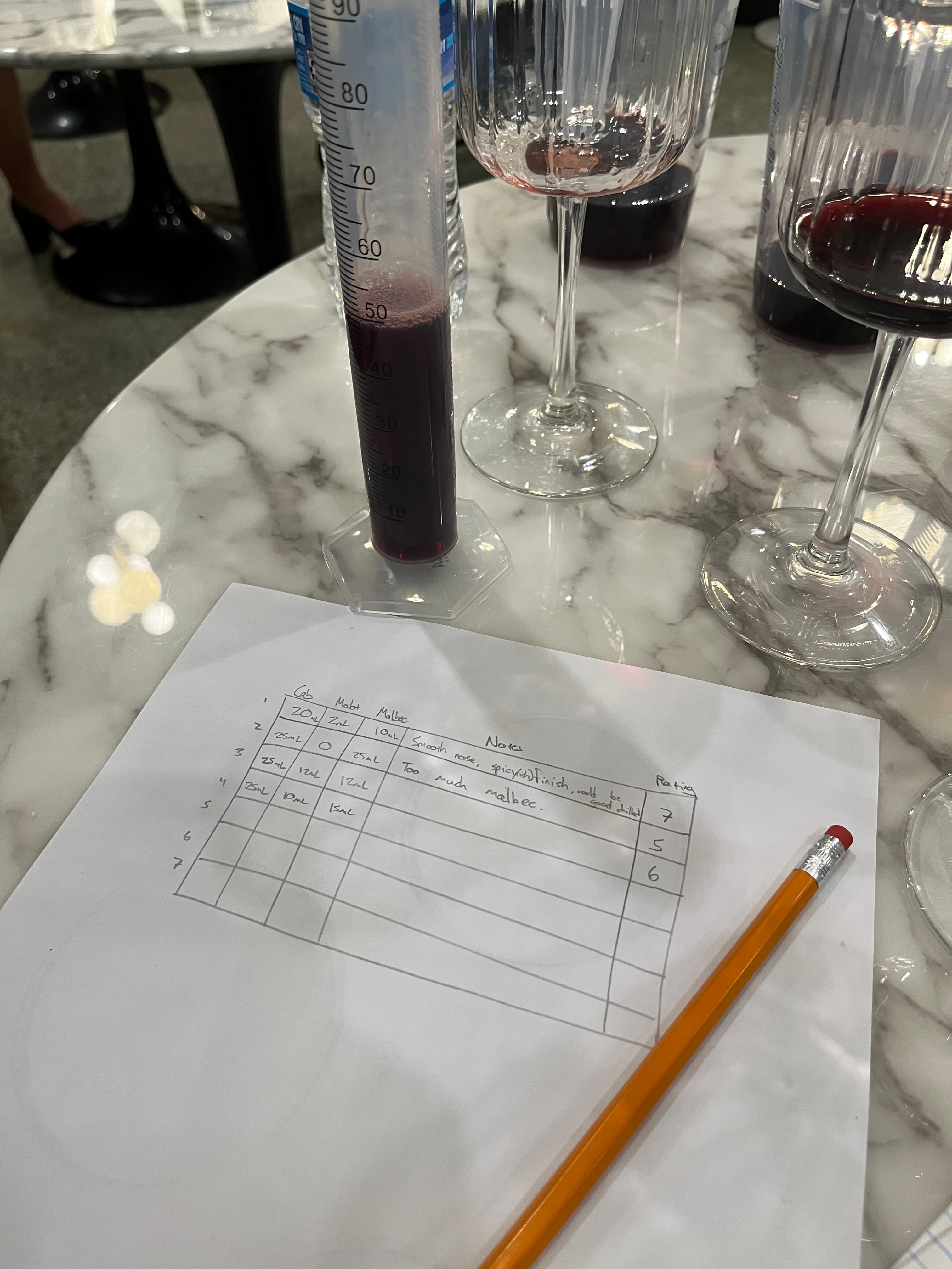 Couple enjoying wine blending experience