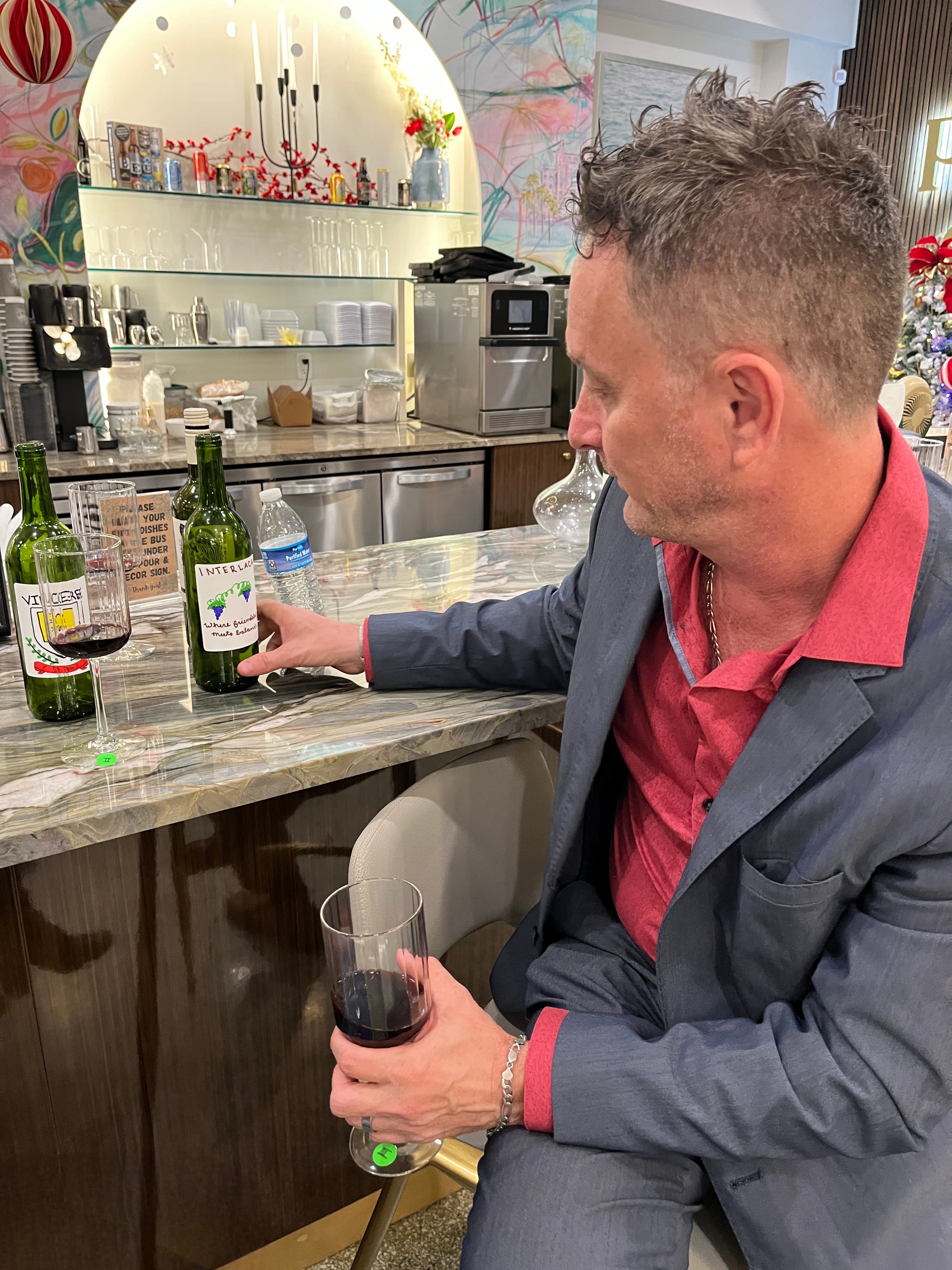 Wine blending experience group