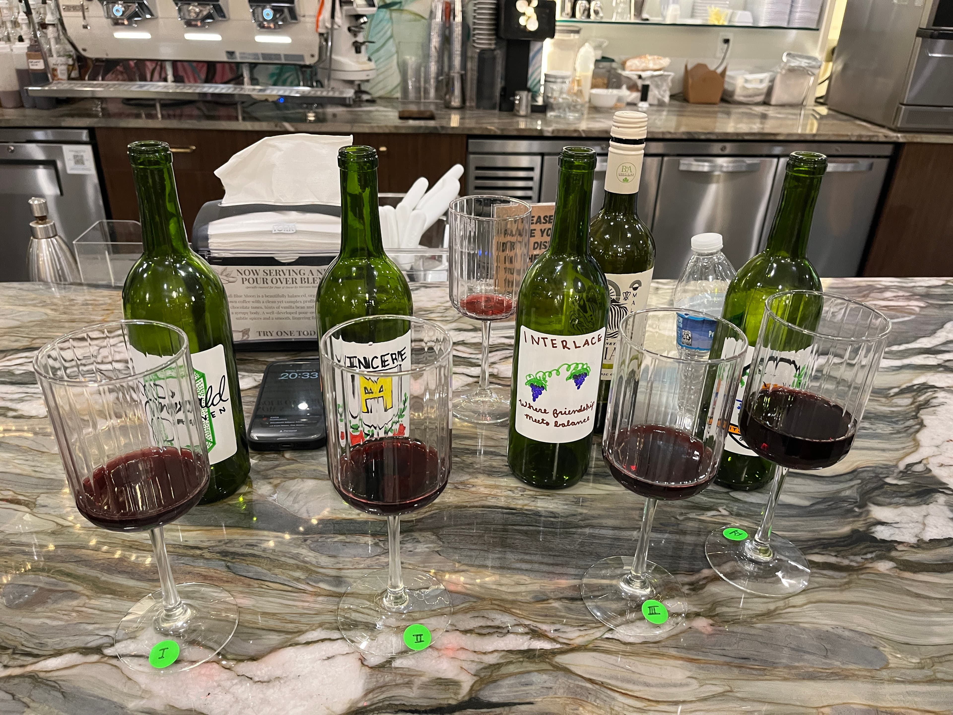 Wine blending experience